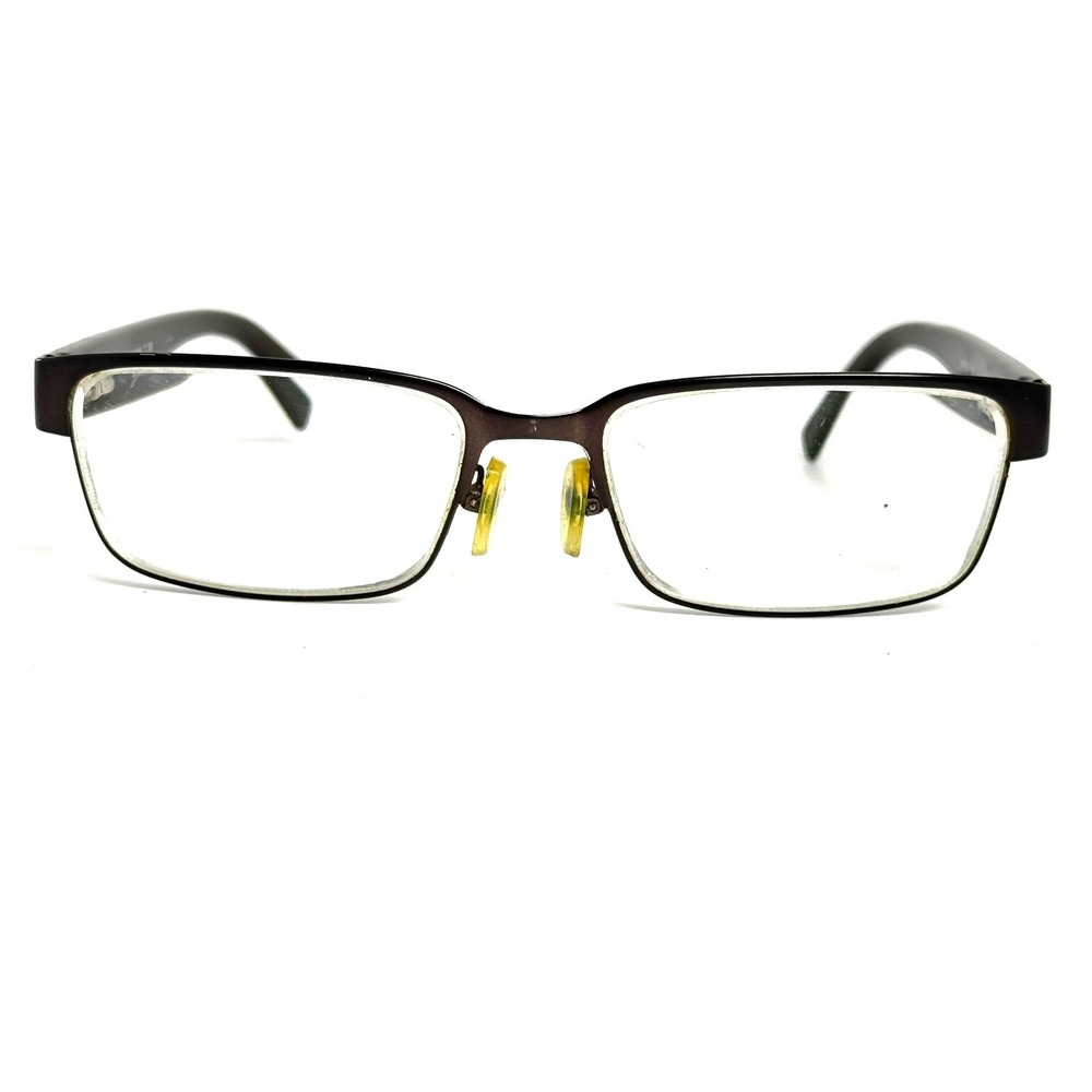 Armani Exchange AX 1017 6083 Brown Green Rectangular Eyeglass Frames 54-17-140